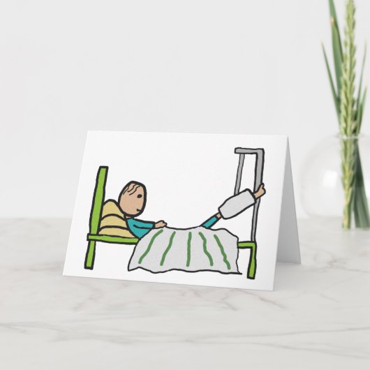 Ziekenhuisbed Kaart (Voorkant)