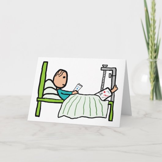 Ziekenhuisbed Kaart (Voorkant)