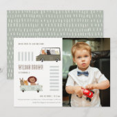 Ziekenhuisdieren in autowegen Foto's zaterdag Kaart (Voorkant / Achterkant)