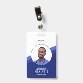 Ziekenhuisidentificatie verpleegster badge (Voorzijde met clip)