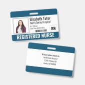 Ziekenhuiskaart Badge (Voor- en achterkant)