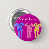 Ziekenhuiskruiden Dragerschenkingen Ronde Button 5,7 Cm (Voorkant /achterkant)