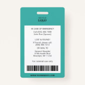 Ziekenhuismedewerker Professioneel Medisch Chirurg Badge (Achterkant)