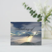 Ziekenhuisopname: Denk aan jou! Briefkaart (Staand voorkant)