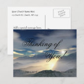 Ziekenhuisopname: Denk aan jou! Briefkaart (Voorkant / Achterkant)