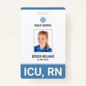 Ziekenhuispersoneel Geregistreerd verpleegkundige Badge (Voorkant)