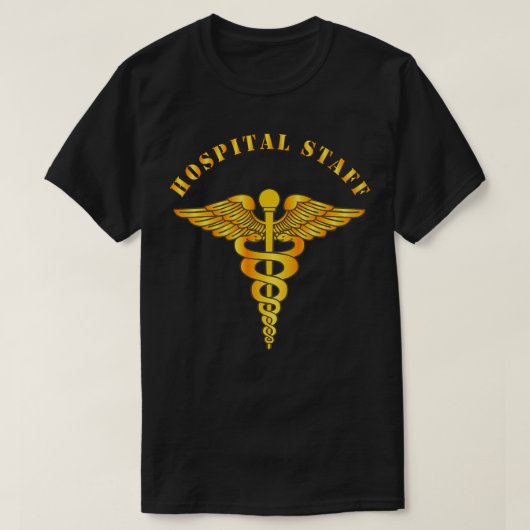 Ziekenhuispersoneel T-shirt (Design voorkant)