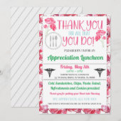 Ziekenhuispersoneel Waardering Week-Floral Kaart (Voorkant / Achterkant)