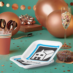 Ziekenhuisschuur Icon Minimalist Healthcare Facili Papieren Bordje