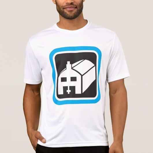 Ziekenhuisschuur Icon Minimalist Healthcare Facili T-shirt (Voorkant)