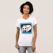 Ziekenhuisschuur Icon Minimalist Healthcare Facili T-shirt (Voorkant volledig)