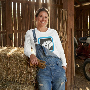 Ziekenhuisschuur Icon Minimalist Healthcare Facili T-shirt