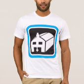 Ziekenhuisschuur Icon Minimalist Healthcare Facili T-shirt (Voorkant)