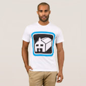 Ziekenhuisschuur Icon Minimalist Healthcare Facili T-shirt (Voorkant volledig)