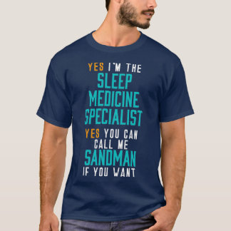 Ziekenhuisslaapgeneeskundige specialist 1 t-shirt