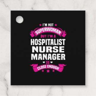 Ziekenhuisverpleegkundige manager bedankjes labels