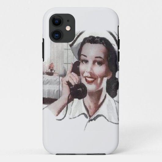  ziekenhuisverpleegkundige telefonisch Case-Mate iPhone case (Achterkant)