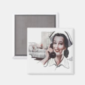  ziekenhuisverpleegkundige telefonisch magneet (Voorkant / Achterkant)