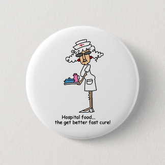 Ziekenhuisvoedsel! Ronde Button 5,7 Cm