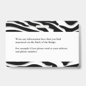 Ziekenhuiswerknemer Foto-Logo-ID-kaart personalise Badge (Back)