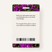 Ziekenhuiswerktuigkaart Logo Aangepast Badge (Achterkant)