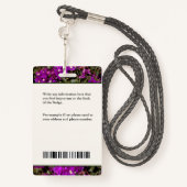 Ziekenhuiswerktuigkaart Logo Aangepast Badge (Achterkant met draagriem)