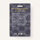 Ziekenhuiszuster RN Werknemer Foto Badge