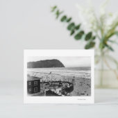 Ziekenstrand en Promenade-foto Briefkaart (Staand voorkant)