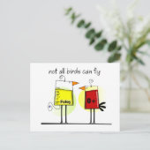 Ziekenvogels Briefkaart (Staand voorkant)