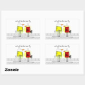 Ziekenvogels Rechthoekige Sticker (Vel)