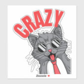 Ziekst... Ontdek de vele vormen van de kat Sticker (Vel)