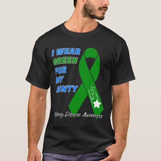 Ziekte Bewustzijn Dialyse Transplantatie Donor War T-shirt (Voorkant)
