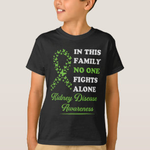 Ziekte Bewustzijn Lint Familie Niemand Vecht Allee T-shirt
