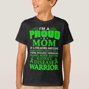 Ziekte Bewustzijn Overlevende Groene Lint Moeder V T-shirt