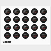 Ziekte Bewustzijn Vrede Liefde Cure Ronde Sticker (Vel)