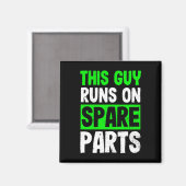 Ziekte Design Guy draait op reserveonderdelen cade Magneet (Voorkant / Achterkant)