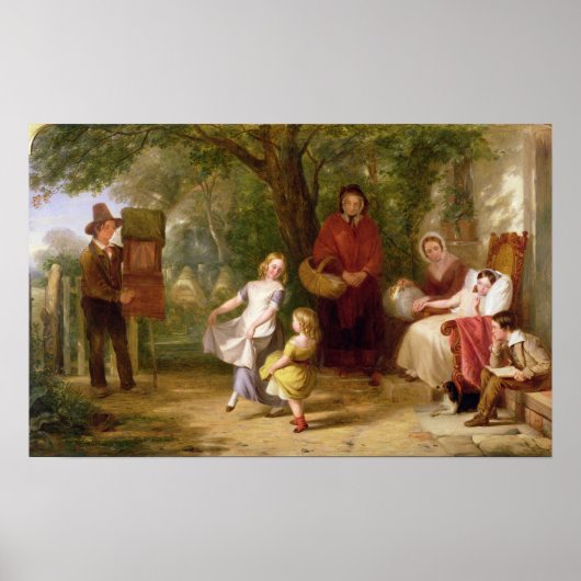 Ziekte en gezondheid, 1843 poster (Voorkant)