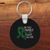 Ziekte Geestelijke Gezondheid Scoliose Lint Awaren Sleutelhanger (Voorkant)