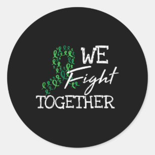 Ziekte Groen Lint Familie Quote Awareness Gifts Ronde Sticker
