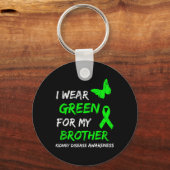 Ziekte Ik Draag groen voor mijn broerlintje Sleutelhanger (Voorkant)