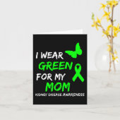 Ziekte Ik Draag groen voor mijn moeder lint Kaart (Gele Bloem)