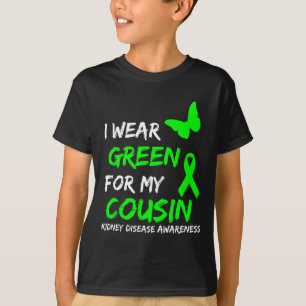 Ziekte Ik Draag groen voor mijn neef lint 1 T-shirt