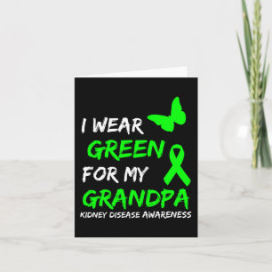 Ziekte Ik Draag groen voor mijn opa lint 1 Kaart