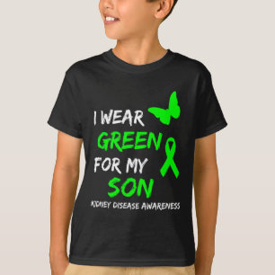 Ziekte Ik Draag groen voor mijn zoon lint T-shirt