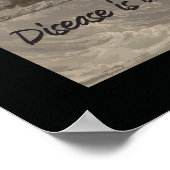 Ziekte is een Poster van de Gezondheid Verstoorde (Hoek)