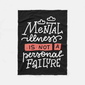 Ziekte is geen persoonlijk falen fleece deken