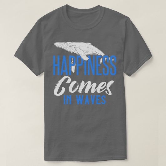 ZIEKTE KOMT IN WAVES T-SHIRT (Design voorkant)
