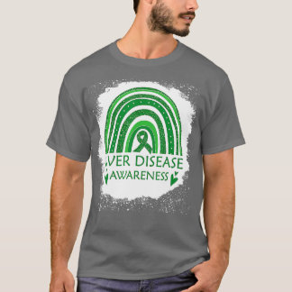 Ziekte Lever- en galaandoeningen Gebleken regenboo T-shirt