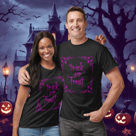 Ziekte Paarse Trick or treat T-shirt