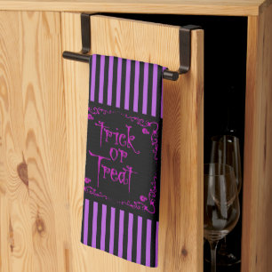 Ziekte Paarse Trick or treat Theedoek